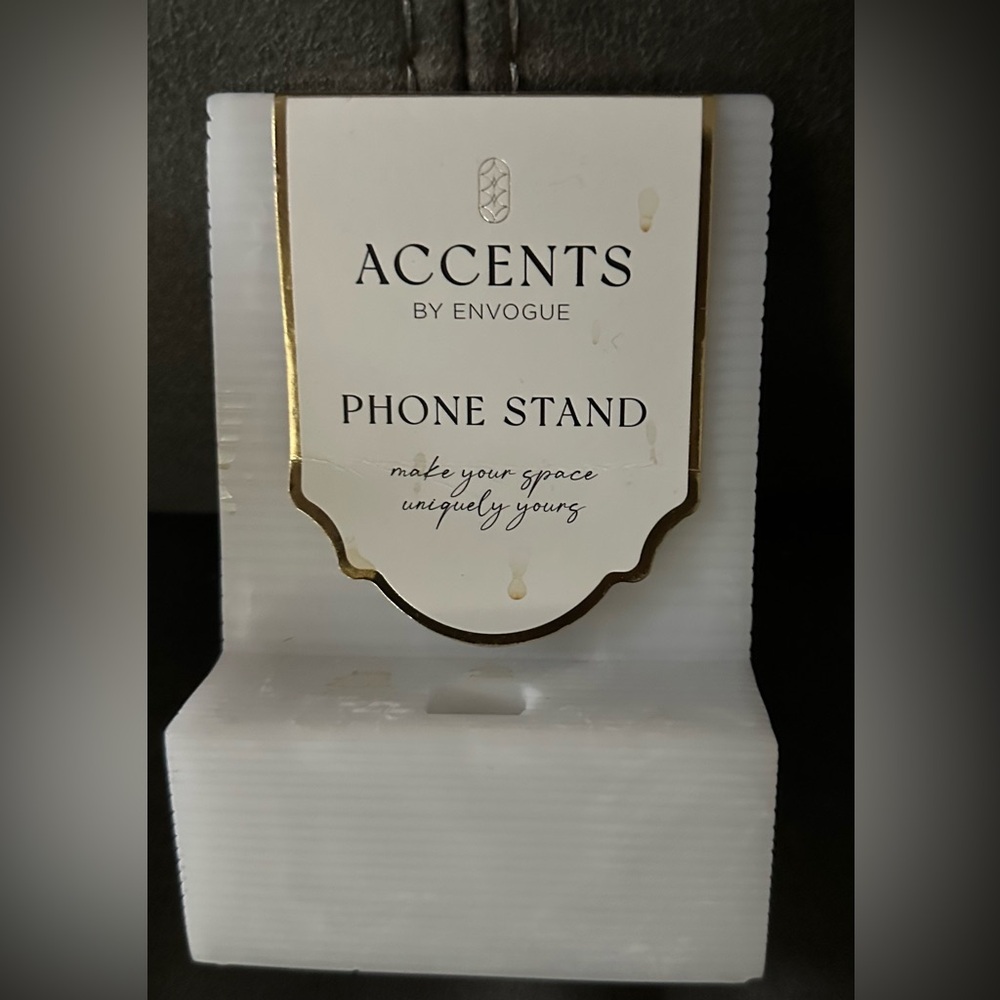 Envogue white phone stand NEW!